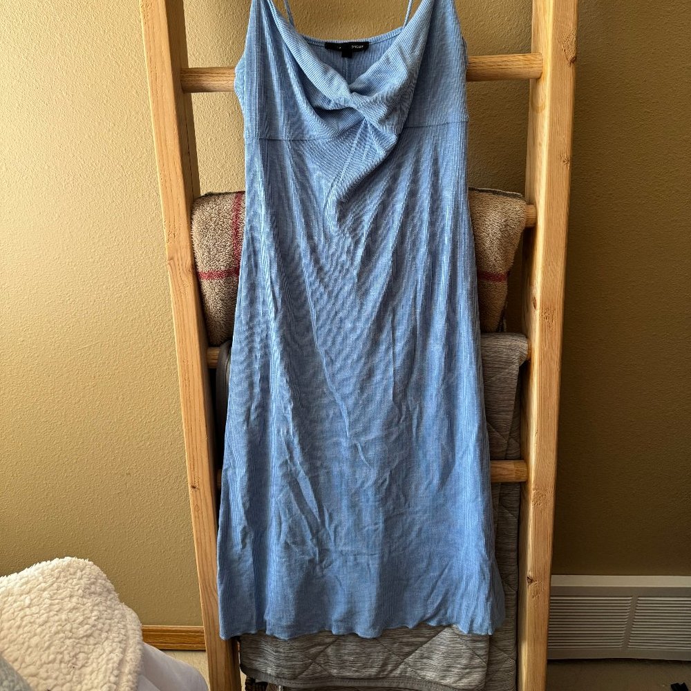 Baby blue midi dress